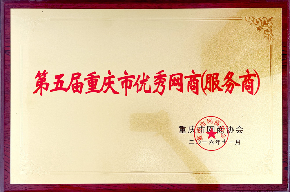 第五届重庆市优秀网商（服务商）
